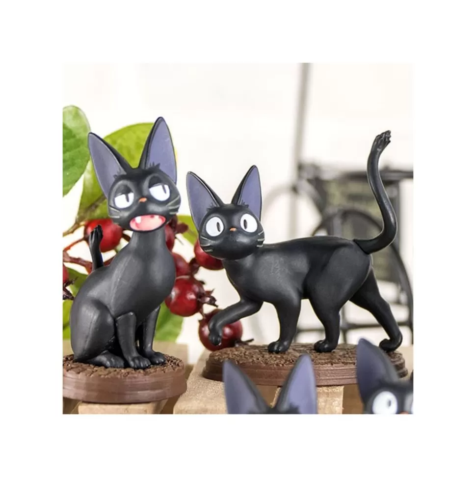 Maison Ghibli Collection Jiji Assorted 6 Figurines - Kiki'S Delivery Service- Figurines