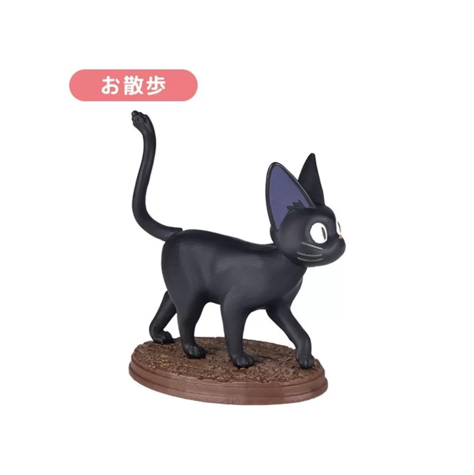 Maison Ghibli Collection Jiji Assorted 6 Figurines - Kiki'S Delivery Service- Figurines