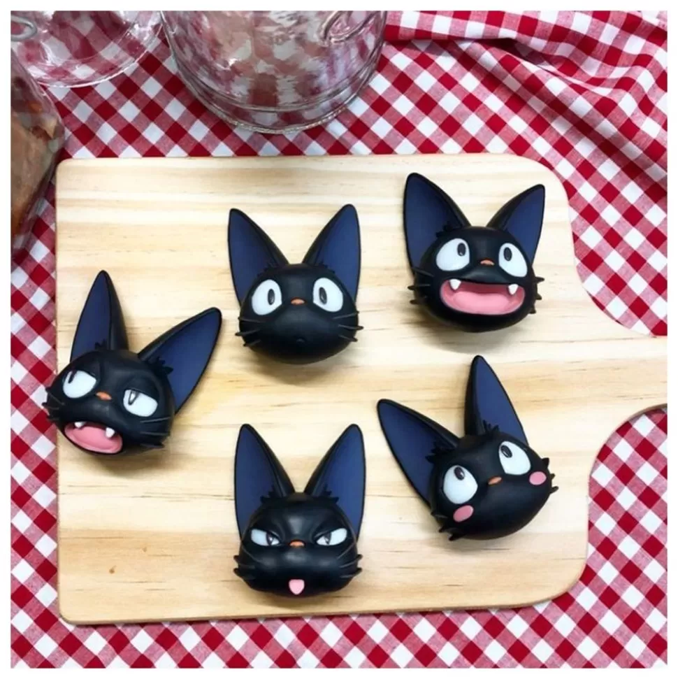 Maison Ghibli Collection Jiji Assorted 6 Magnets - Kiki'S Delivery Service- Magnets