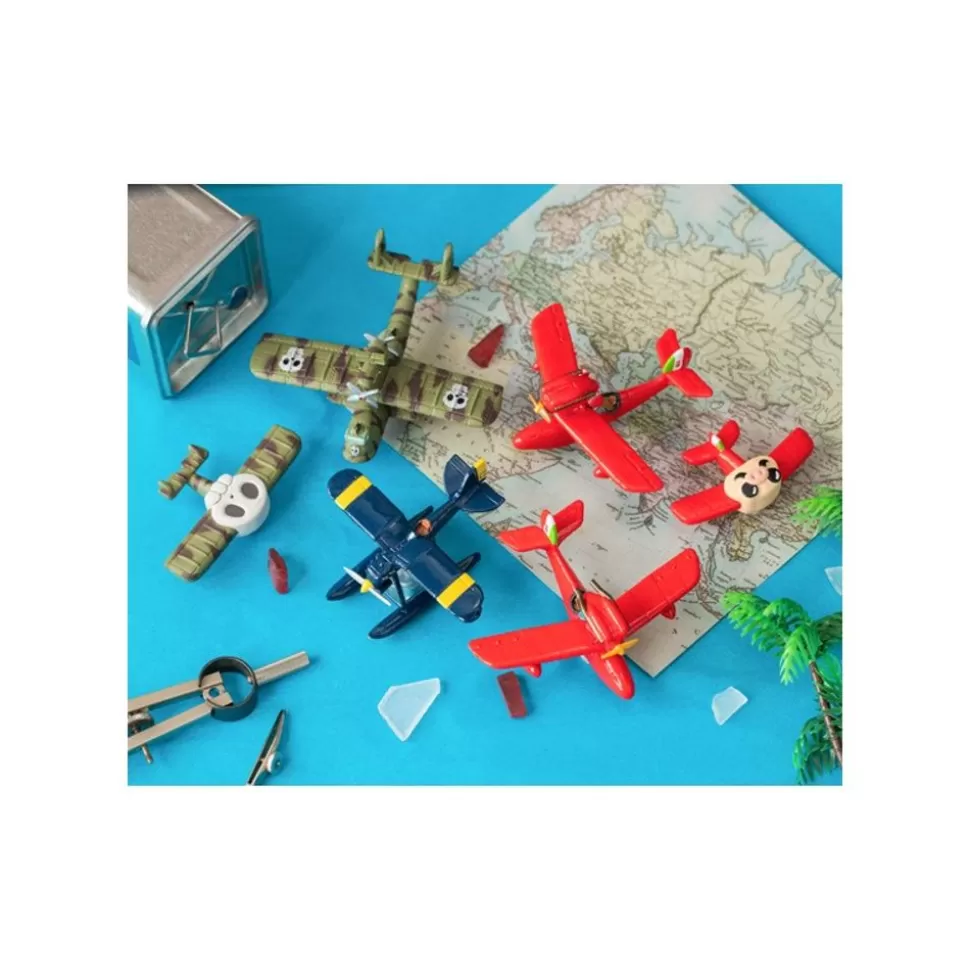 Maison Ghibli Collection Seaplane Assorted 6 Magnets - Porco Rosso- Figurines