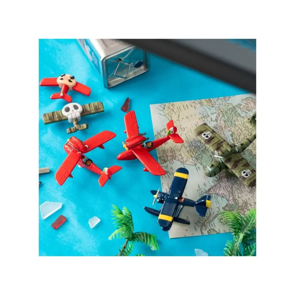 Maison Ghibli Collection Seaplane Assorted 6 Magnets - Porco Rosso- Figurines