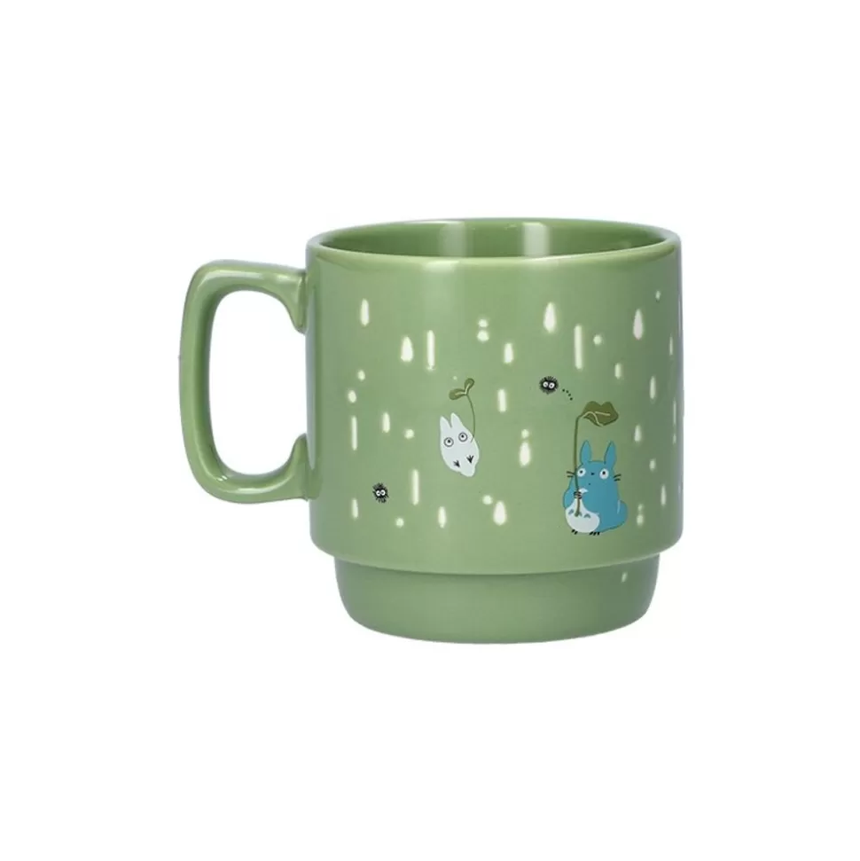 Maison Ghibli Coloful Embossed Mug Totoro Holding Umbrella - My Neighbor Totoro- Kitchenware