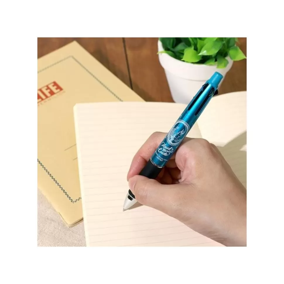 Maison Ghibli 4 Colours Ballpointpen Blue - Howl'S Moving Ca- Writing