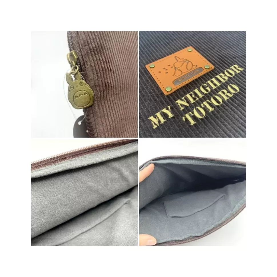 Maison Ghibli Corduroy Satchel Totoro Patch - My Neighbor Totoro- Bags
