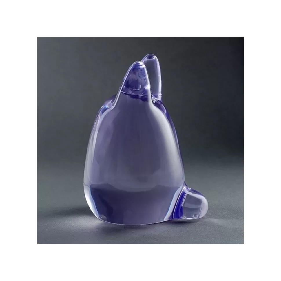Maison Ghibli Crystal Figurine Transparent Small Totoro Purple - My Neighbor Totoro- Statues
