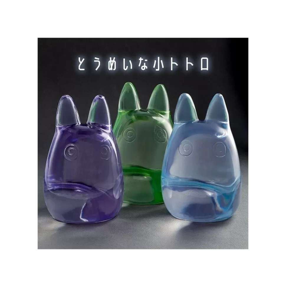 Maison Ghibli Crystal Figurine Transparent Small Totoro Purple - My Neighbor Totoro- Statues