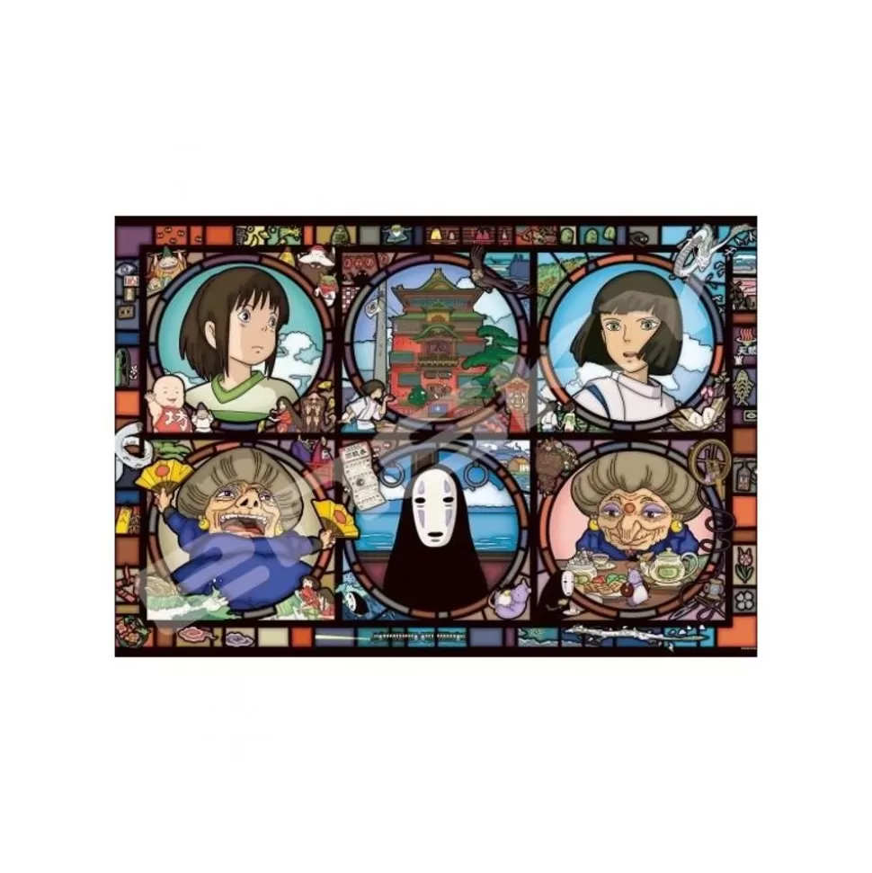 Maison Ghibli Crystal Puzzle 1000P Wonder Street - Sprited Away- Jigsaw Puzzle