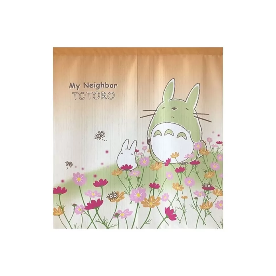 Maison Ghibli Curtains Flowers Totoro - My Neighbor Totoro- Wall Decoration