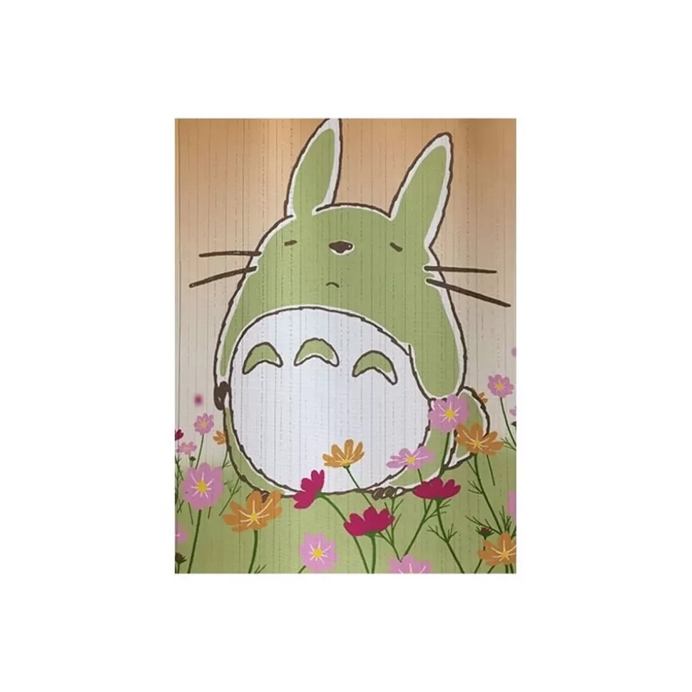 Maison Ghibli Curtains Flowers Totoro - My Neighbor Totoro- Wall Decoration