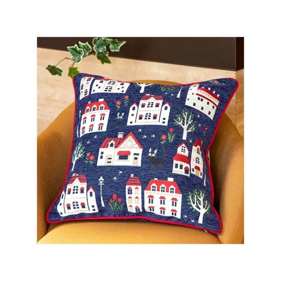 Maison Ghibli Cushion Jiji Houses 45 X 45 Cm - Kiki'S Delivery Service- Furniture