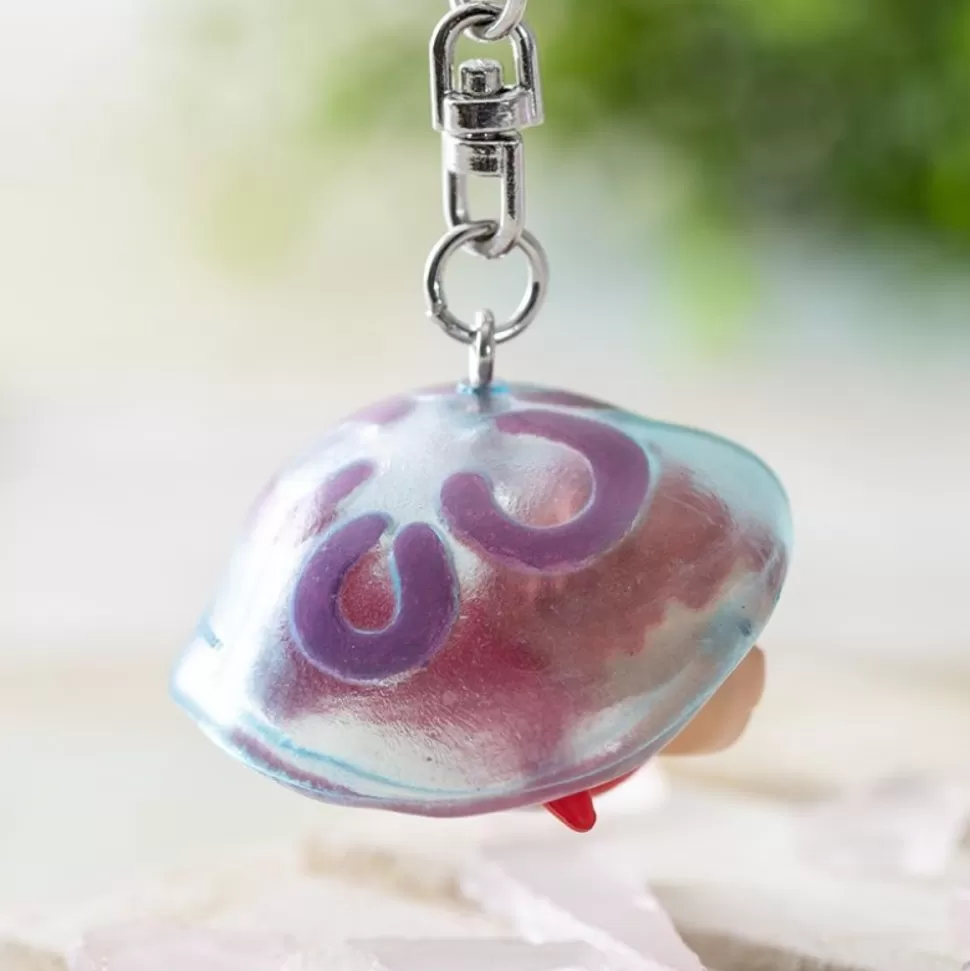 Maison Ghibli 3D Keychains Ponyo And Jellyfish - Ponyo By The Cliff- Keychains