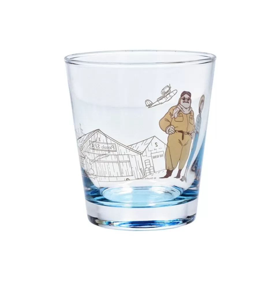 Maison Ghibli Decorated Glass Marco & Fio - Porco Rosso- Kitchenware