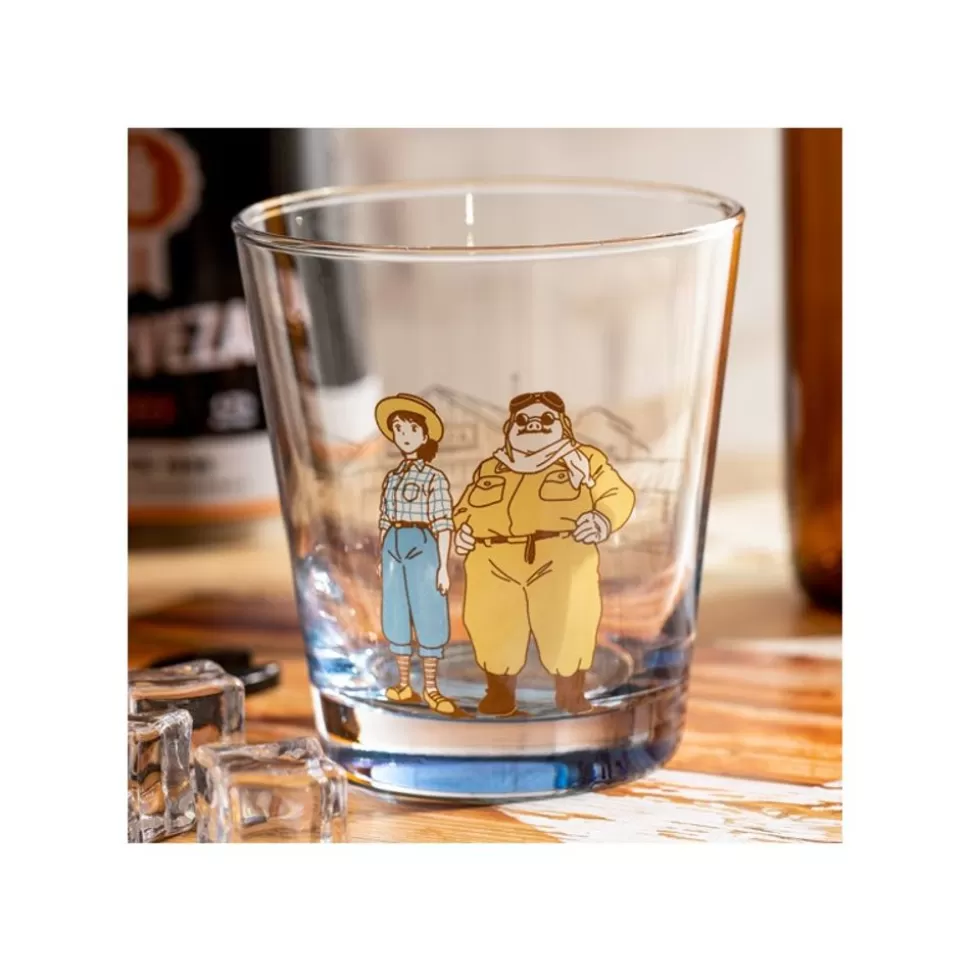 Maison Ghibli Decorated Glass Marco & Fio - Porco Rosso- Kitchenware