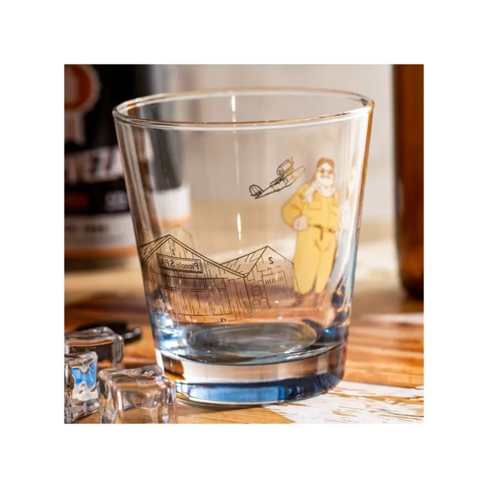 Maison Ghibli Decorated Glass Marco & Fio - Porco Rosso- Kitchenware