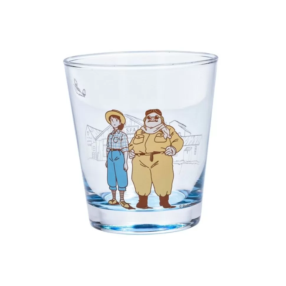 Maison Ghibli Decorated Glass Marco & Fio - Porco Rosso- Kitchenware