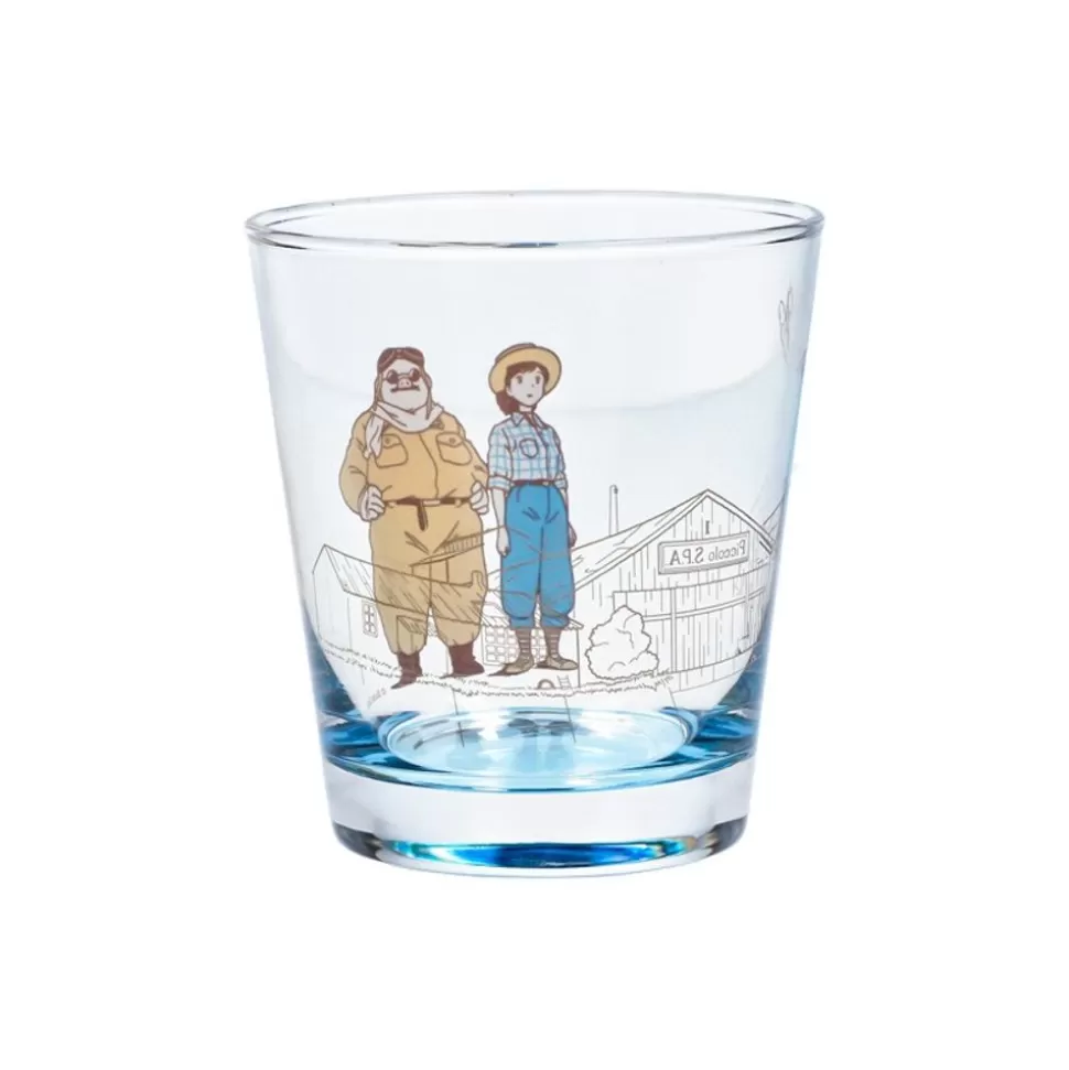 Maison Ghibli Decorated Glass Marco & Fio - Porco Rosso- Kitchenware
