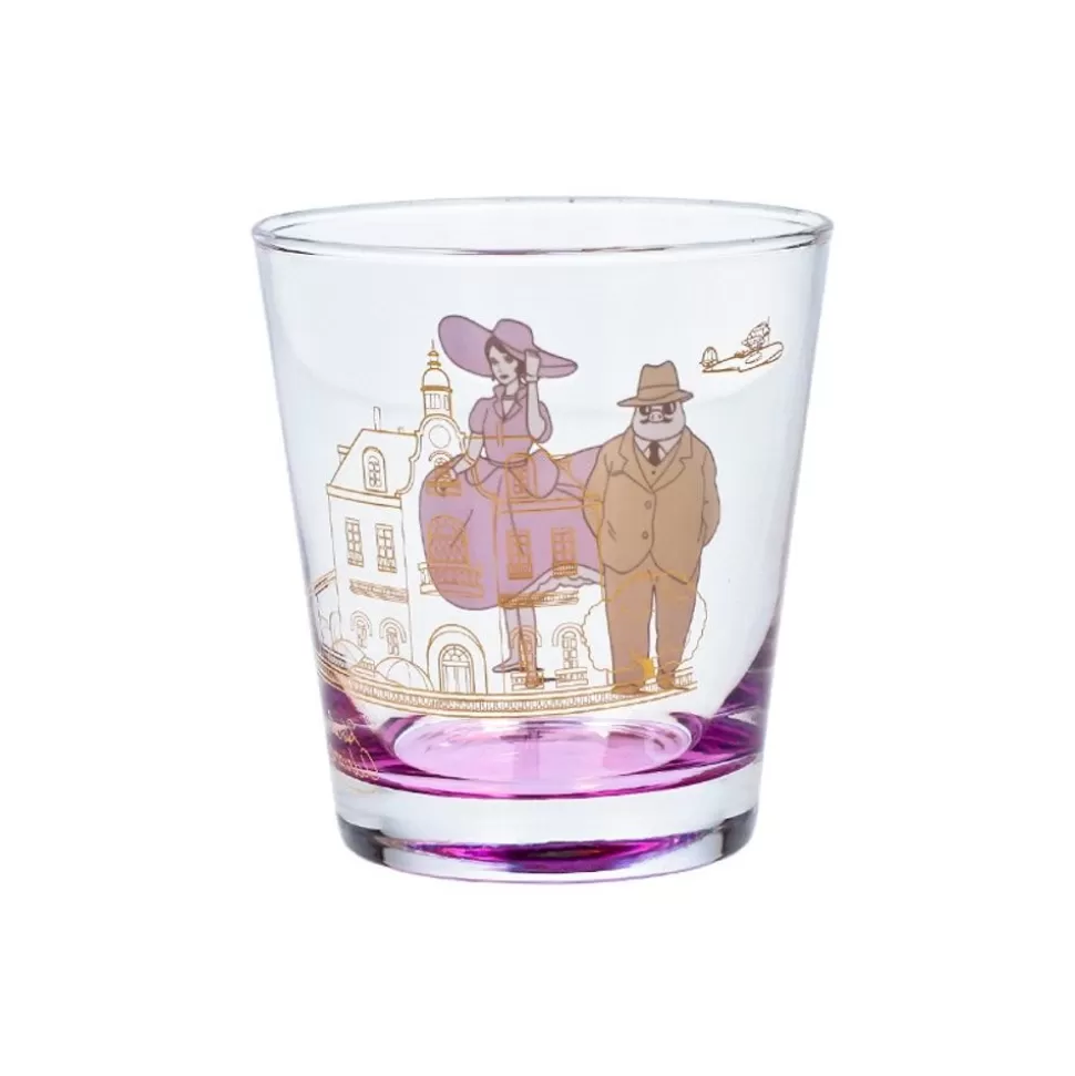 Maison Ghibli Decorated Glass Marco & Gina - Porco Rosso- Kitchenware