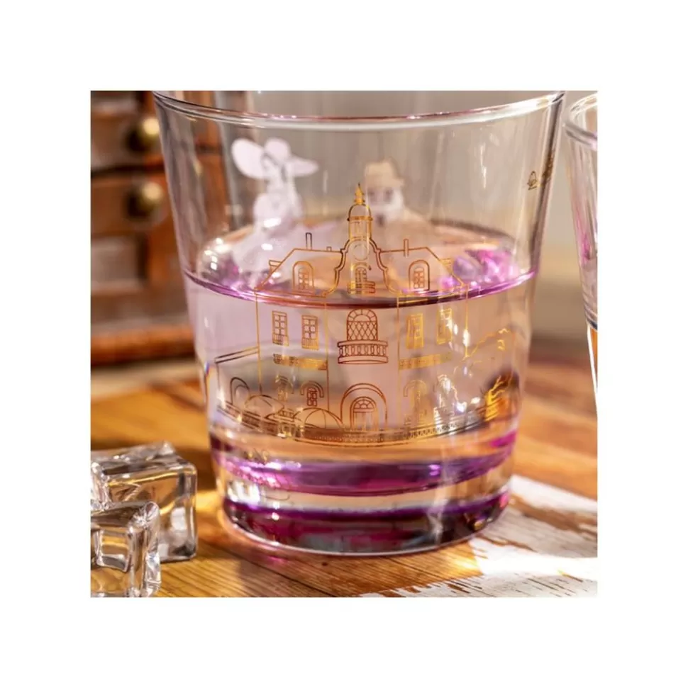 Maison Ghibli Decorated Glass Marco & Gina - Porco Rosso- Kitchenware