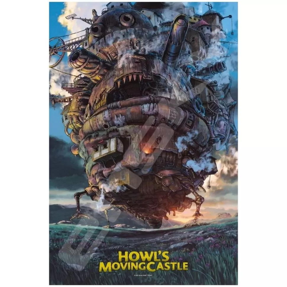 Maison Ghibli Deluxe Foil Puzzle 1000P Movie Poster - Howl'S Moving Castle- Jigsaw Puzzle