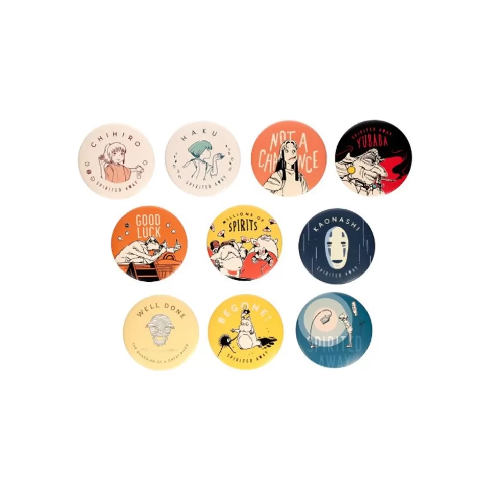 Maison Ghibli Display Of 10 Chihiro Anniversary Badges - Spirited Away- Badges