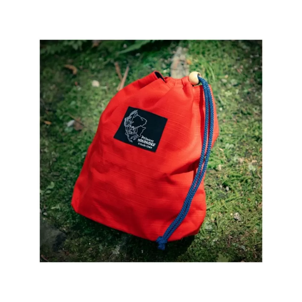Maison Ghibli Embroidered Pouch With Cord Ashitaka - Princess Mononoke- Bags