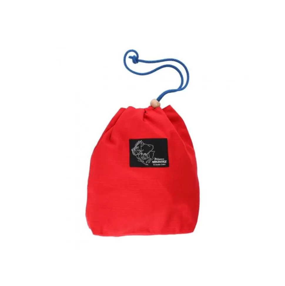 Maison Ghibli Embroidered Pouch With Cord Ashitaka - Princess Mononoke- Bags