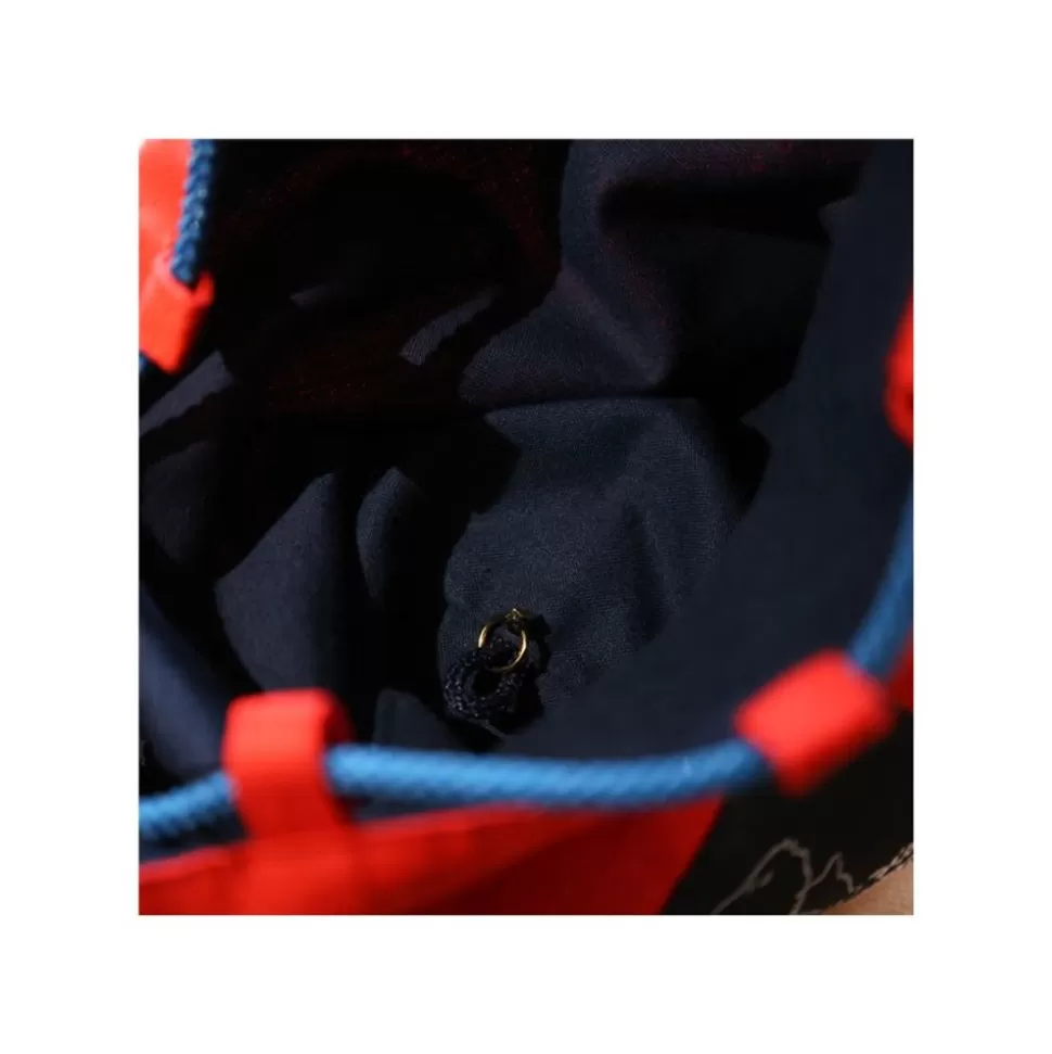 Maison Ghibli Embroidered Pouch With Cord Ashitaka - Princess Mononoke- Bags