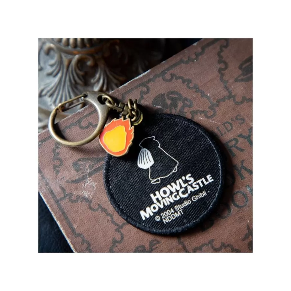 Maison Ghibli Embroidery Keychain Magic Colour Disc - Howl'S Moving Castle- Keychains