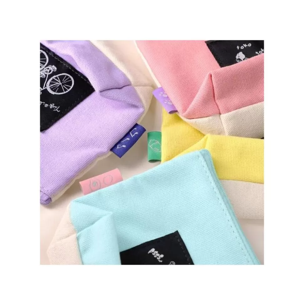 Maison Ghibli Embroidery Pouch Big And Medium Totoro - My Neighbor Totoro- Storage