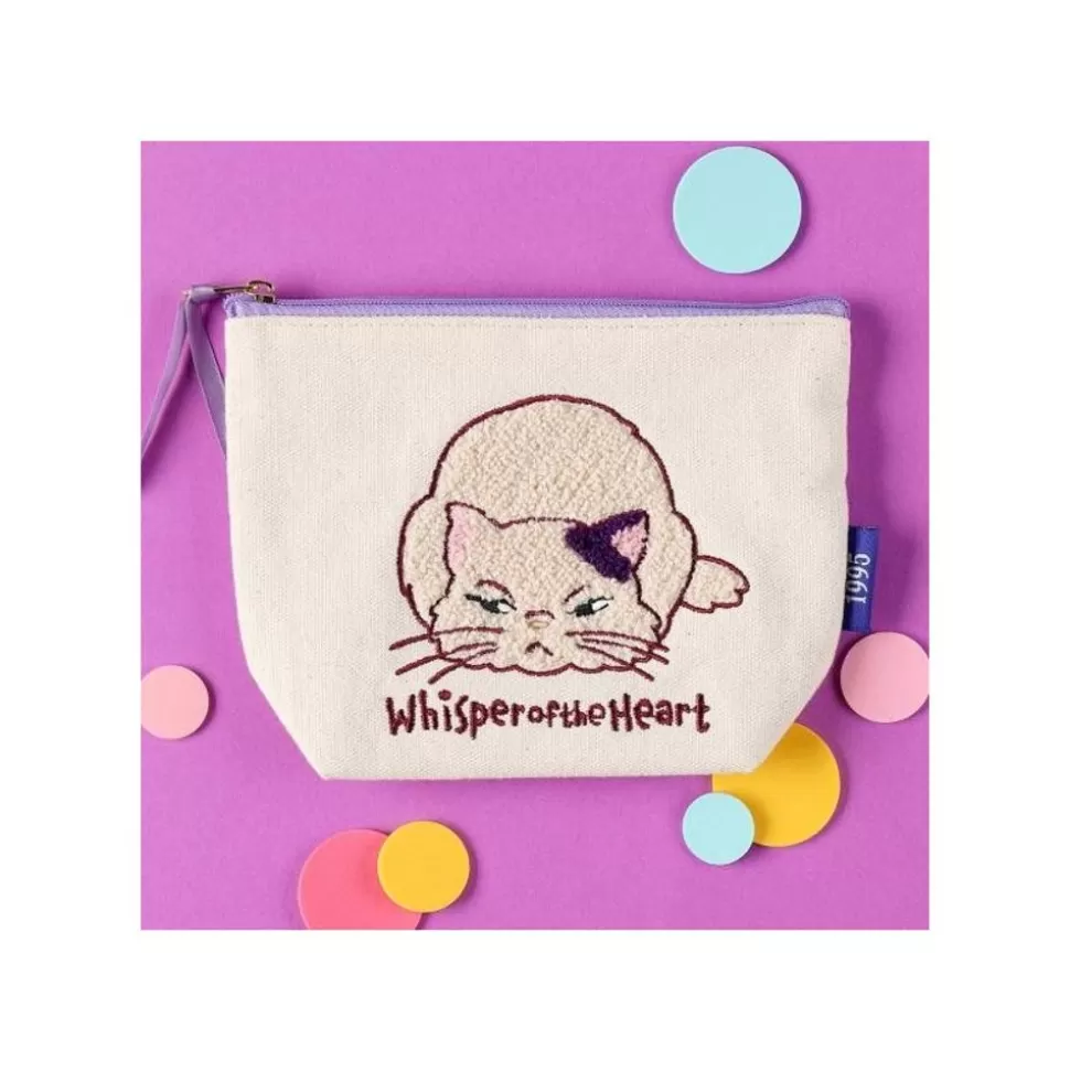 Maison Ghibli Embroidery Pouch Muta - Whisper Of The Heart- Storage