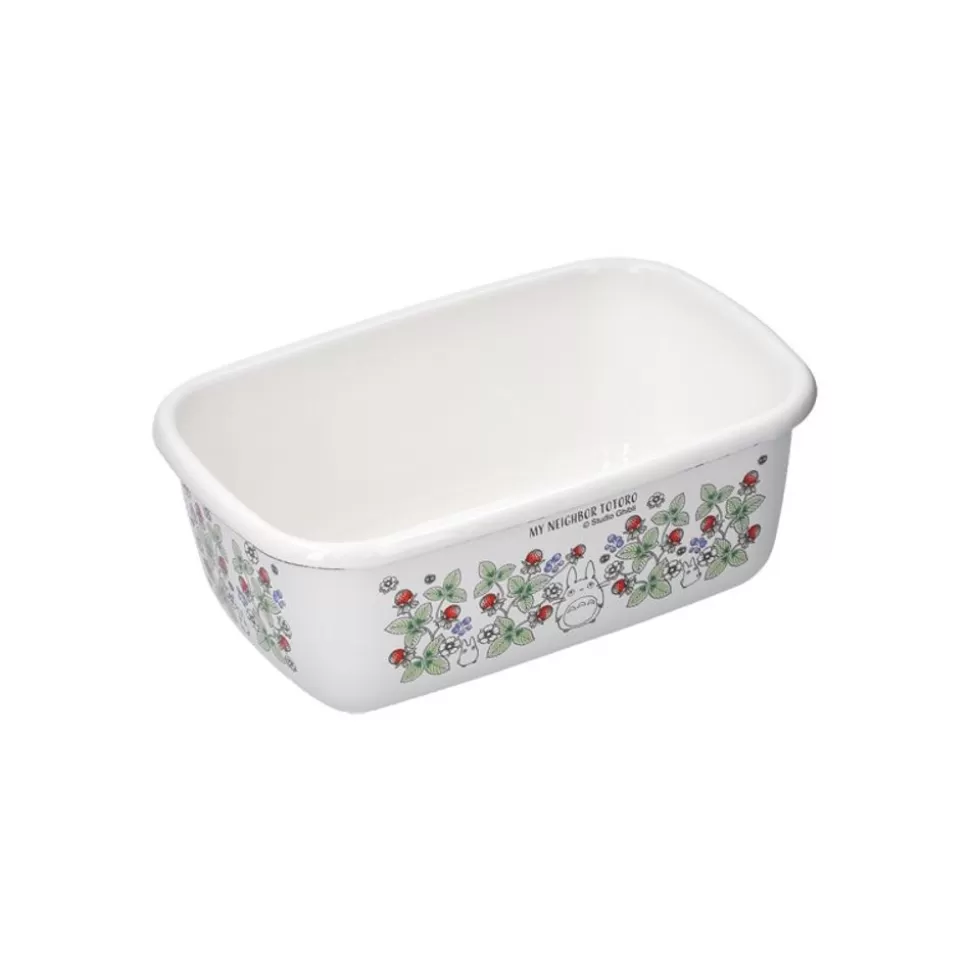 Maison Ghibli Enamel Butter Dish With Wooden Lid Soot Sprites 500Ml - My Neighbor T- Kitchenware