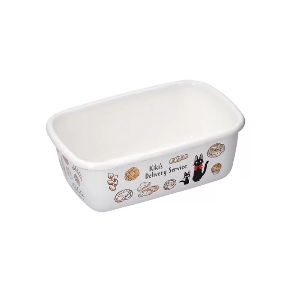 Maison Ghibli Enamel Butter Dish With Wooden Lid Viennese Pastries 500Ml - Kiki'S D- Kitchenware