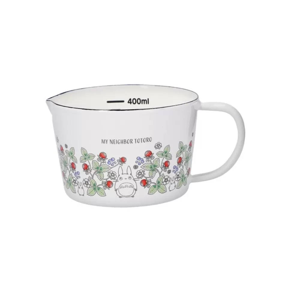 Maison Ghibli Enamel Measuring Cup Soot Sprites 450Ml - My Neighbor Totoro- Kitchenware