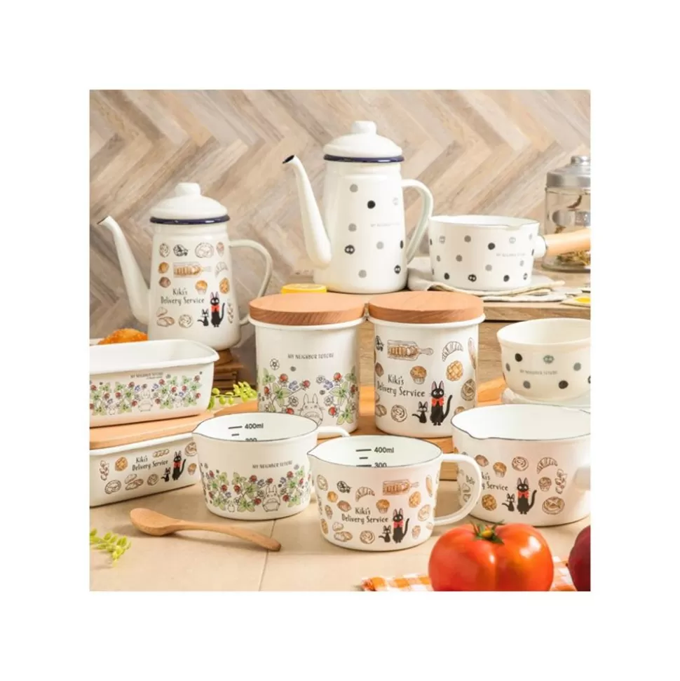 Maison Ghibli Enamel Measuring Cup Soot Sprites 450Ml - My Neighbor Totoro- Kitchenware