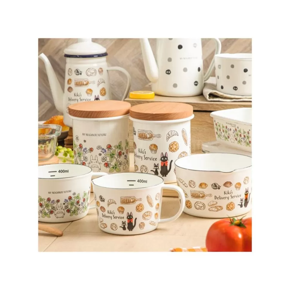 Maison Ghibli Enamel Measuring Cup Soot Sprites 450Ml - My Neighbor Totoro- Kitchenware