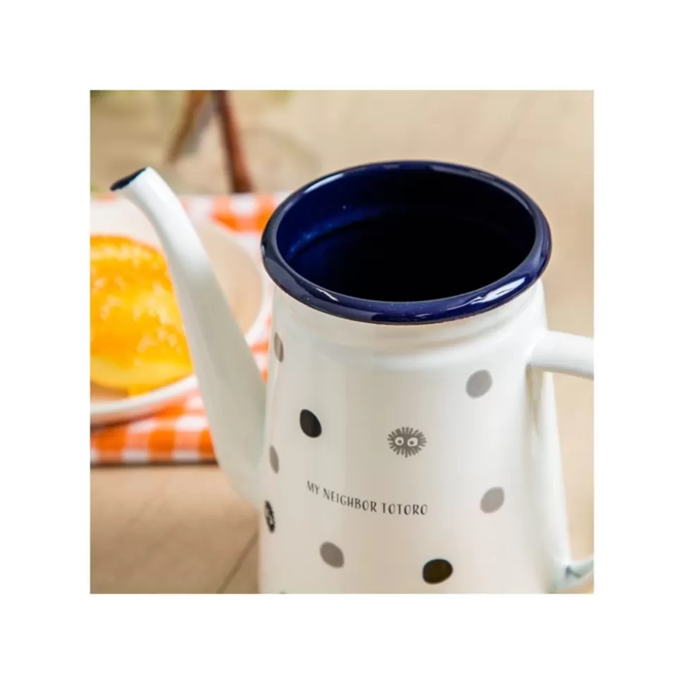 Maison Ghibli Enamel Tea Pot Soot Sprites 1,1L - My Neighbor Totoro- Kitchenware
