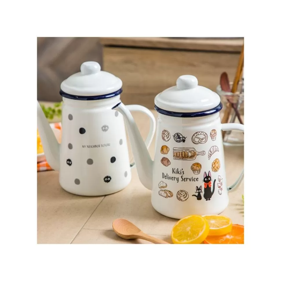 Maison Ghibli Enamel Tea Pot Soot Sprites 1,1L - My Neighbor Totoro- Kitchenware