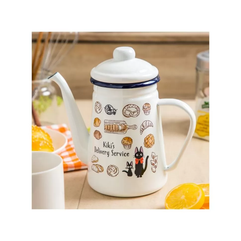 Maison Ghibli Enamel Tea Pot Viennese Pastries 1,1L - Kiki'S Delivery Service- Kitchenware