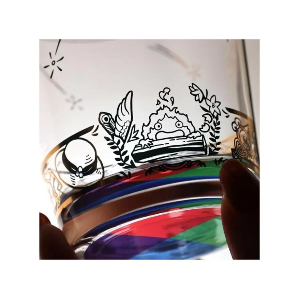 Maison Ghibli Engraved Glass Howl & Sophie - Howl'S Moving Castle- Kitchenware