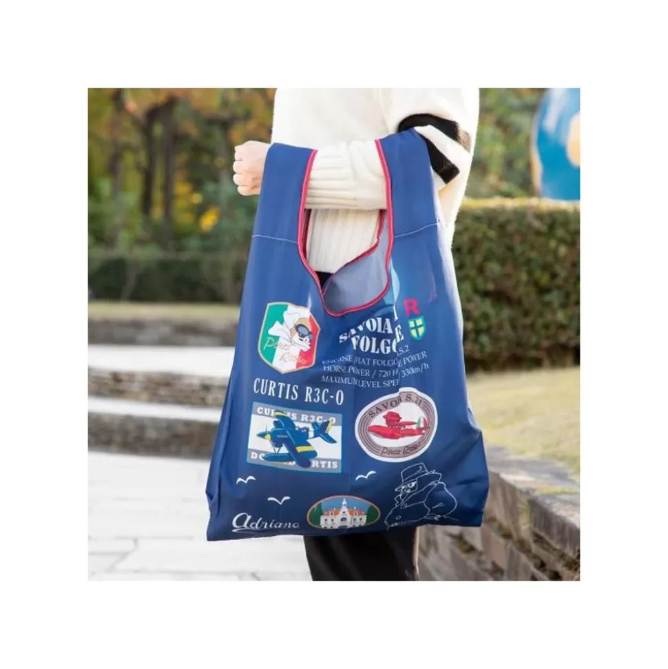 Maison Ghibli Foldable Bag Patch Porco - Porco Rosso- Bags