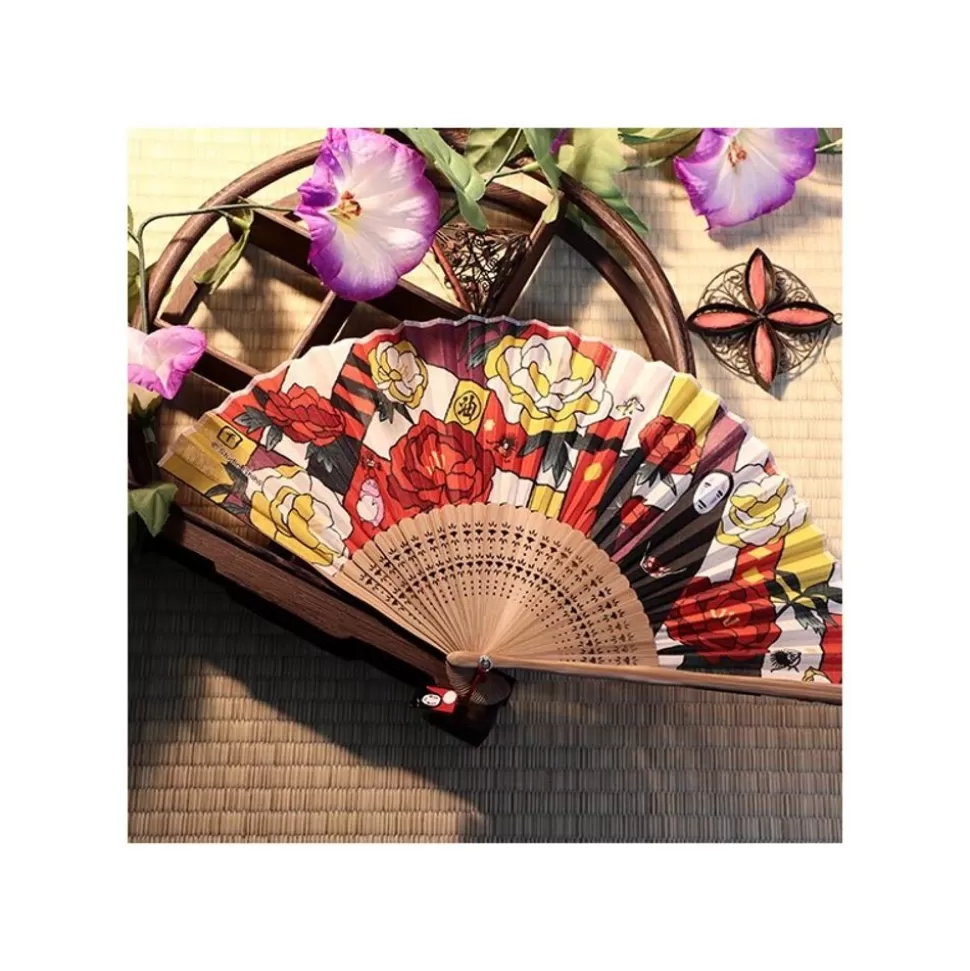 Maison Ghibli Folding Fan Unabara Flowers - Spirited Away- Accessories