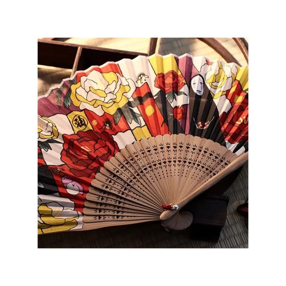 Maison Ghibli Folding Fan Unabara Flowers - Spirited Away- Accessories