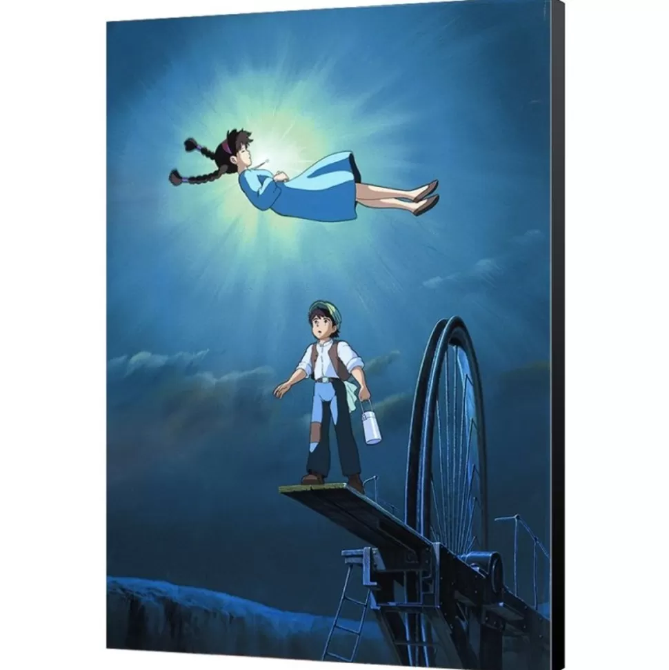 Maison Ghibli Ghibli - Castle In The Sky - 35X50Cm Wood Panel- Wall Decoration