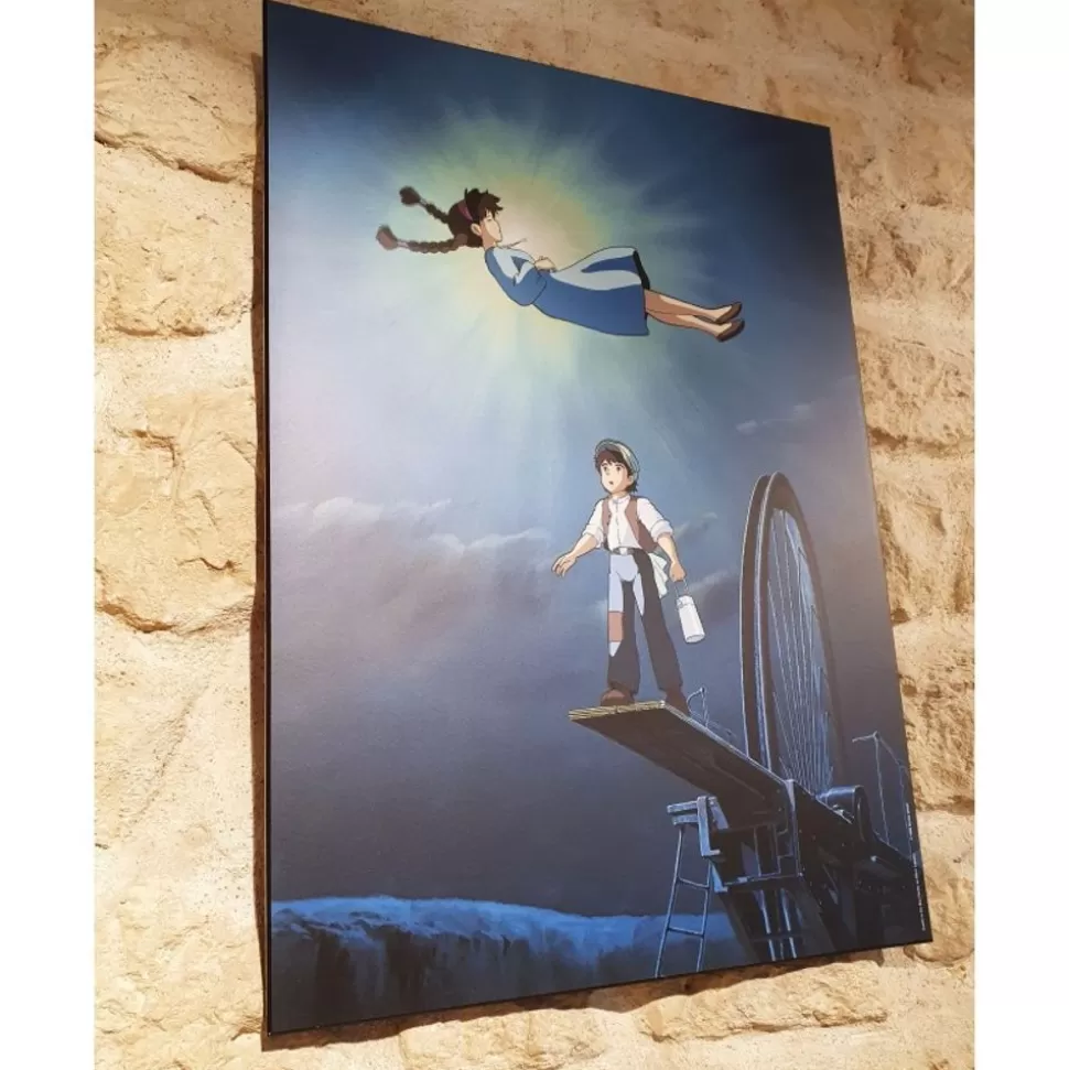 Maison Ghibli Ghibli - Castle In The Sky - 35X50Cm Wood Panel- Wall Decoration