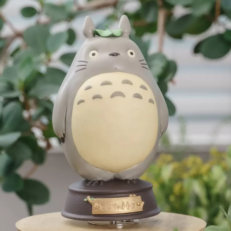 Maison Ghibli Great Musical Statue Big Totoro Waiting - My Neighbor Tororo- Music Boxes