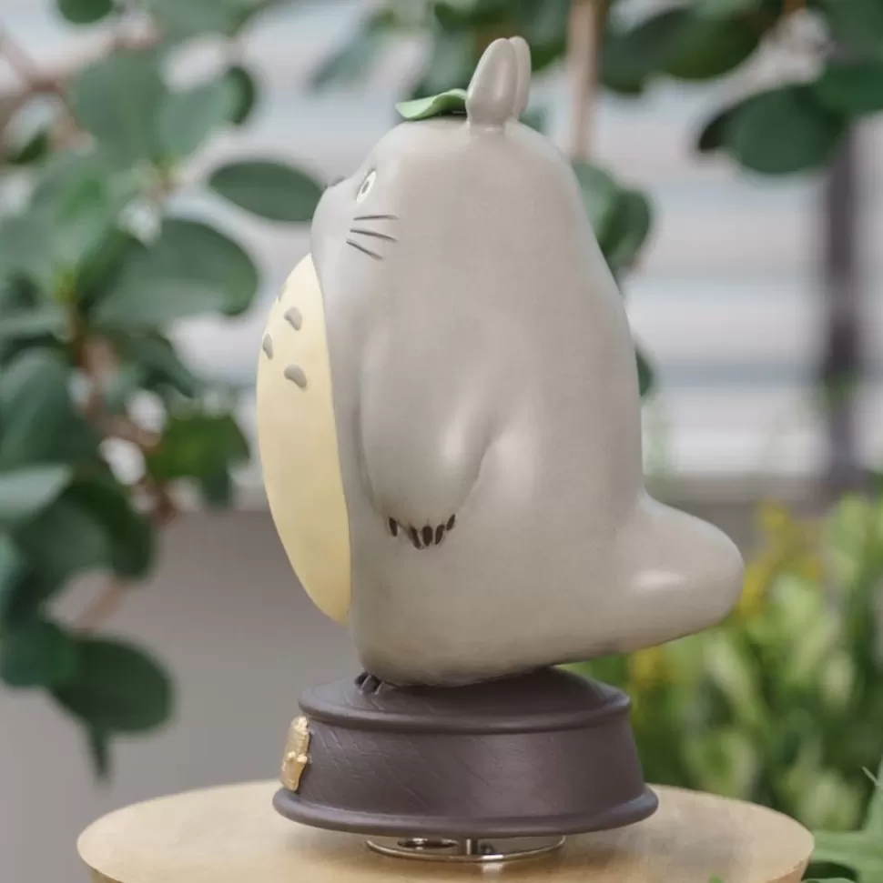 Maison Ghibli Great Musical Statue Big Totoro Waiting - My Neighbor Tororo- Music Boxes