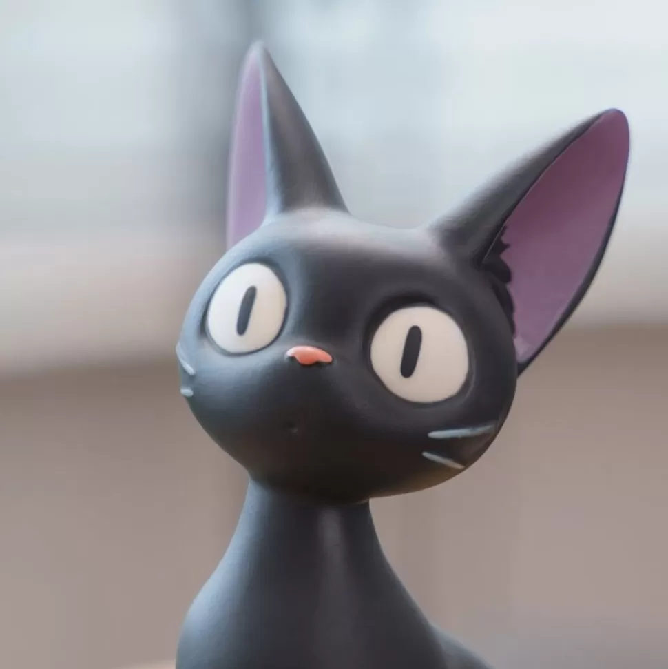 Maison Ghibli Great Musical Statue Jiji And Radio - Kiki'S Delivery Service- Music Boxes