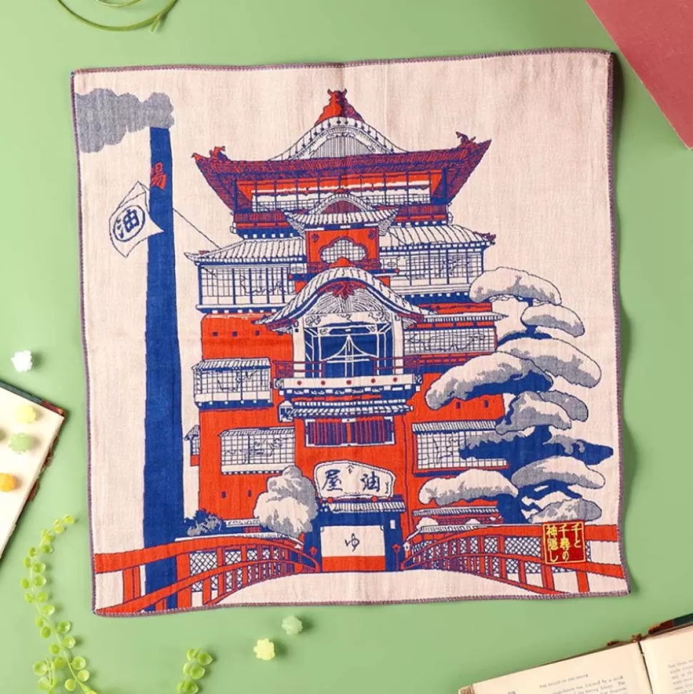 Maison Ghibli Imabari Handkerchief Arubaya'S Palace 40X40 Cm - Spirited Away- Outfits