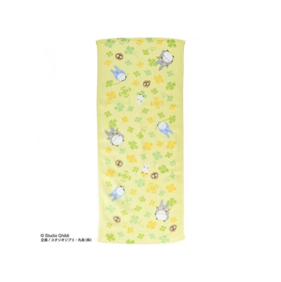 Maison Ghibli Imabari Towel Totoro Clover 34X80 Cm - My Neighbor Totoro- Household Linen
