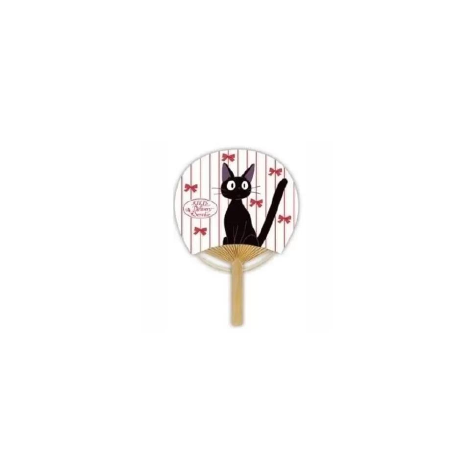 Maison Ghibli Japanese Bamboo Fan Kiki & Ribbon - Kiki'S Delivery Service- Accessories